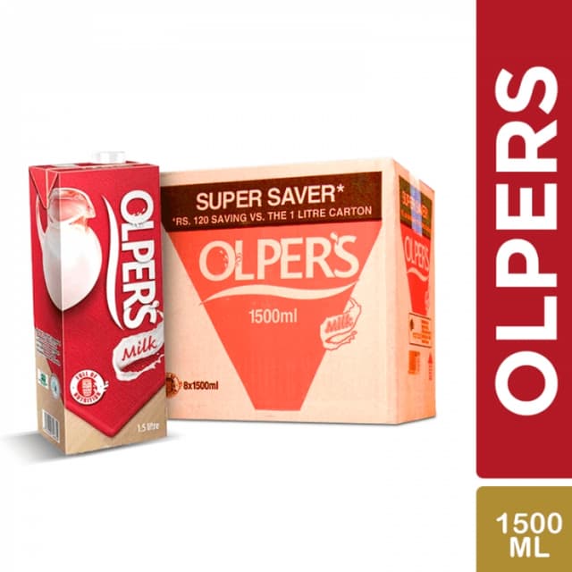 1.5LtrX8 Olpers Milk Carton